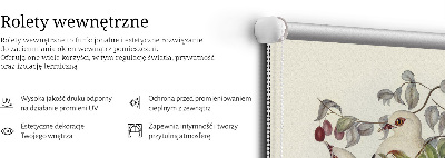 Rolgordijn verduisterend Vogels op een tak