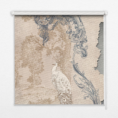 Rolgordijn verduisterend Vintage vogels