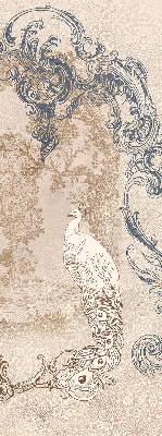 Rolgordijn verduisterend Vintage vogels