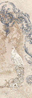 Rolgordijn verduisterend Vintage vogels