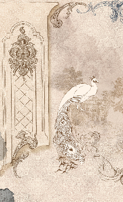 Rolgordijn verduisterend Vintage vogels