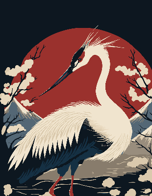 Rolgordijn voor het raam Kraan in het water