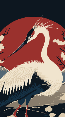 Rolgordijn voor het raam Kraan in het water