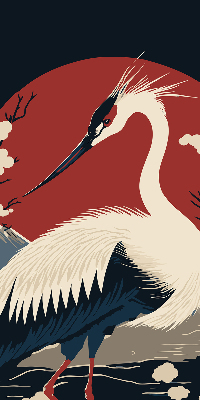 Rolgordijn voor het raam Kraan in het water