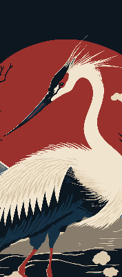 Rolgordijn voor het raam Kraan in het water