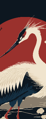 Rolgordijn voor het raam Kraan in het water