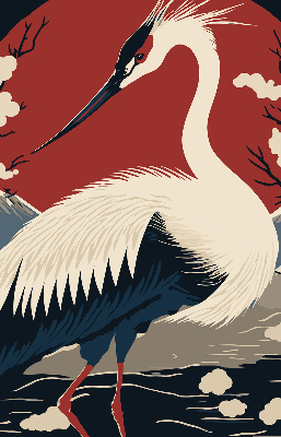 Rolgordijn voor het raam Kraan in het water