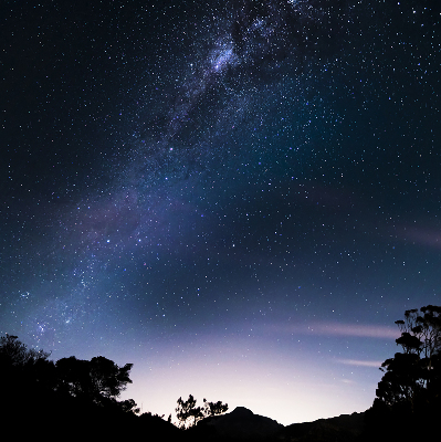 Rolgordijn verduisterend Sterrenhemel