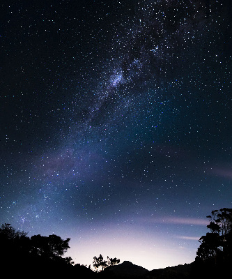 Rolgordijn verduisterend Sterrenhemel