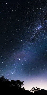 Rolgordijn verduisterend Sterrenhemel