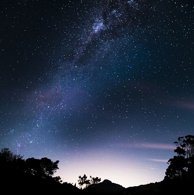 Rolgordijn verduisterend Sterrenhemel