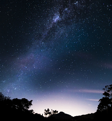 Rolgordijn verduisterend Sterrenhemel