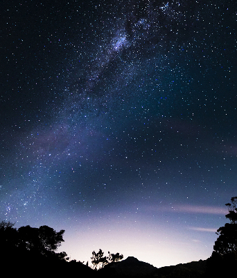 Rolgordijn verduisterend Sterrenhemel