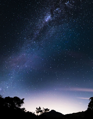 Rolgordijn verduisterend Sterrenhemel