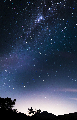 Rolgordijn verduisterend Sterrenhemel