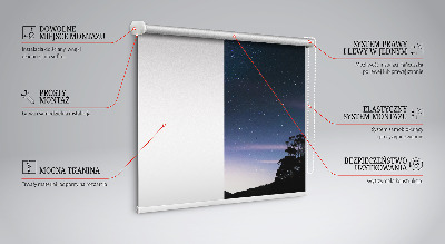 Rolgordijn verduisterend Sterrenhemel