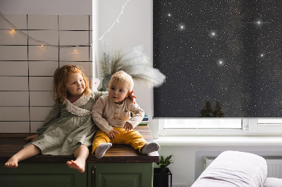 Rolgordijn voor het raam Sterren aan de hemel