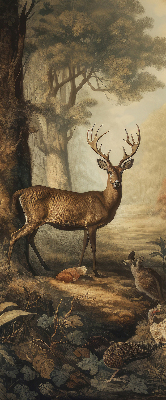 Rolgordijn verduisterend Dieren in het bos