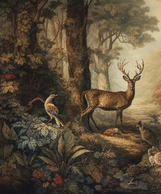 Rolgordijn verduisterend Dieren in het bos