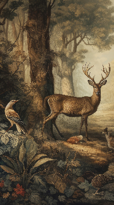 Rolgordijn verduisterend Dieren in het bos