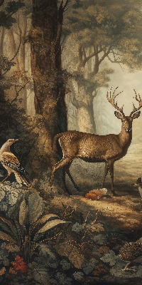 Rolgordijn verduisterend Dieren in het bos