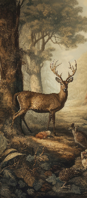 Rolgordijn verduisterend Dieren in het bos