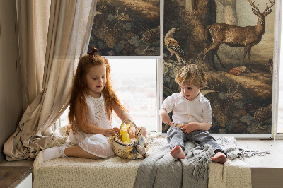 Rolgordijn verduisterend Dieren in het bos