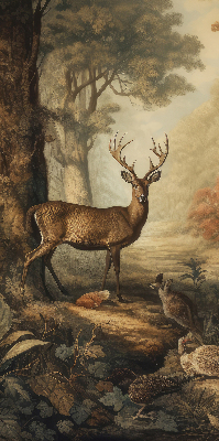 Rolgordijn verduisterend Dieren in het bos