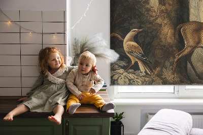 Rolgordijn verduisterend Dieren in het bos