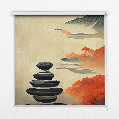 Rolgordijn voor het raam Berg