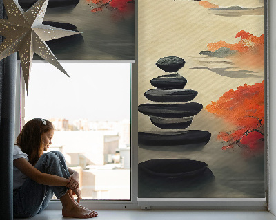 Rolgordijn voor het raam Berg