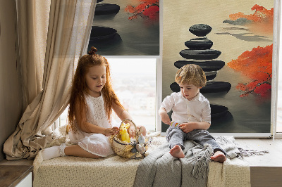 Rolgordijn voor het raam Berg