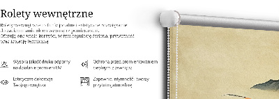 Rolgordijn voor het raam Berg