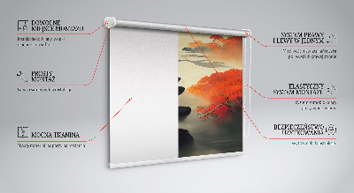 Rolgordijn voor het raam Berg