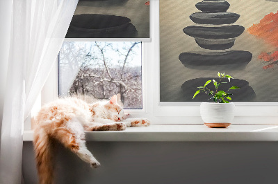 Rolgordijn voor het raam Berg