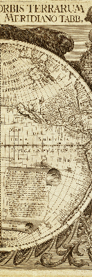 Rolgordijn verduisterend Oude wereldkaart