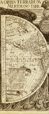 Rolgordijn verduisterend Oude wereldkaart