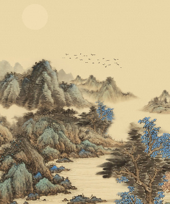 Rolgordijn verduisterend Bergen