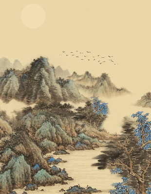 Rolgordijn verduisterend Bergen