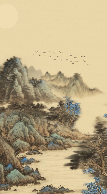 Rolgordijn verduisterend Bergen