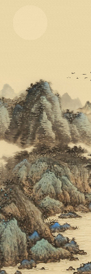 Rolgordijn verduisterend Bergen