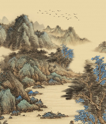 Rolgordijn verduisterend Bergen