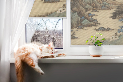 Rolgordijn verduisterend Bergen