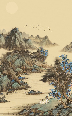 Rolgordijn verduisterend Bergen