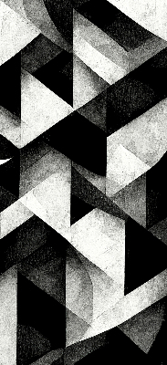 Rolgordijn voor het raam Driehoeken in abstractie