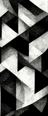 Rolgordijn voor het raam Driehoeken in abstractie