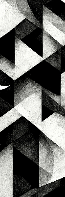 Rolgordijn voor het raam Driehoeken in abstractie