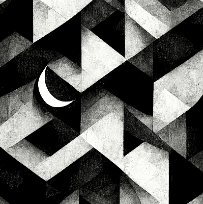 Rolgordijn voor het raam Driehoeken in abstractie