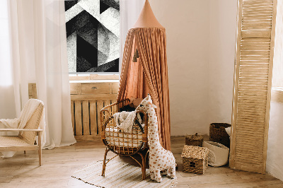 Rolgordijn voor het raam Driehoeken in abstractie