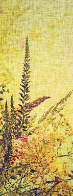 Rolgordijn voor het raam Planten